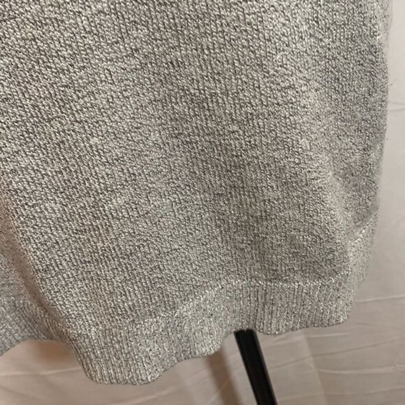 Torrid Grey Long Knit Tunic Sweater 3/4 Sleeve Top - Picture 6 of 7